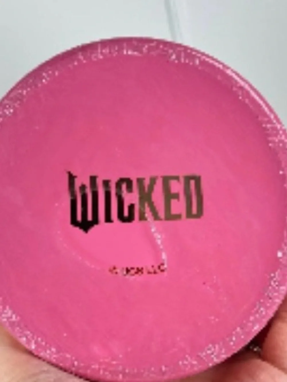 Target Bullseye Playground Wicked Glinda Pink Trinket Dish Glass Dome